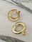 Boucles d'oreilles Boucles d’oreilles vintage spirales en or 18K et diamants 58 Facettes