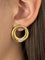 Boucles d'oreilles Boucles d’oreilles vintage spirales en or 18K et diamants 58 Facettes