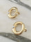 Boucles d'oreilles Boucles d’oreilles vintage spirales en or 18K et diamants 58 Facettes
