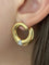 Boucles d'oreilles Boucles d’oreilles vintage spirales en or 18K et diamants 58 Facettes