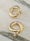 Boucles d'oreilles Boucles d’oreilles vintage spirales en or 18K et diamants 58 Facettes