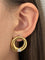 Boucles d'oreilles Boucles d’oreilles vintage spirales en or 18K et diamants 58 Facettes