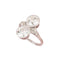 Bague 52.5 Bague Toi & Moi Art déco en platine et diamants 58 Facettes