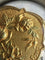 Pendentif Pendentif porte-photo Art nouveau en or jaune et or vert 18K 58 Facettes