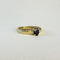 Bague 53 Bague n° 23 en or jaune 18 carats avec saphir et diamants 58 Facettes INV023
