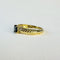 Bague 53 Bague n° 23 en or jaune 18 carats avec saphir et diamants 58 Facettes INV023