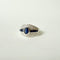 Bague 54 Bague n° 99 bandeau en or blanc 18 carats, saphirs et diamants 58 Facettes