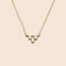 Collier Collier n° 72 - Collier double rang en or jaune 18 carats et pierres 58 Facettes INV072