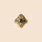 Bague 57 Bague navette en or jaune et or gris 18 carats, saphirs et diamants 58 Facettes
