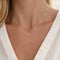 Collier Collier n° 105 - Pendentif coulissant en or blanc et diamant 58 Facettes
