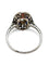 Bague 57 Bague ancienne en or blanc 18K avec saphirs et diamants 0,25 ct 58 Facettes 1416