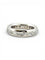 Bague 58 Alliance en or blanc 18 carats et diamants naturels 58 Facettes Bague
