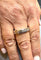 Bague 58 Alliance en or blanc 18 carats et diamants naturels 58 Facettes Bague