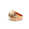 Bague 56 Bague tank ajourée en or rose, années 1950 58 Facettes 1.0002239/1