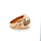 Bague 56 Bague tank ajourée en or rose, années 1950 58 Facettes 1.0002239/1
