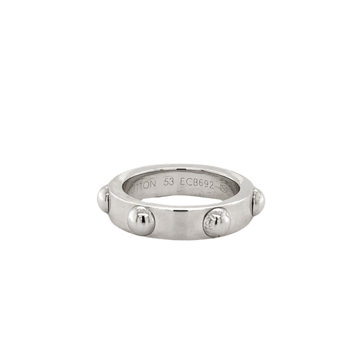 Bague 52 Louis Vuitton Clous - Bague en or blanc 18 carats 58 Facettes 1.0001577/1
