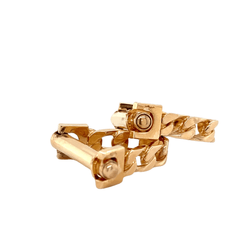 Boutons de manchette Boutons de manchette en or jaune 18 carats 58 Facettes 1.0000714/1