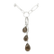 Collier Collier sautoir en or blanc 18 carats et quartz fumé 58 Facettes 1.0001481/1