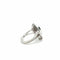 Bague 48 Bague marquise en or blanc 18 carats, rubis et diamants 58 Facettes 11078/15