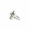 Bague 48 Bague marquise en or blanc 18 carats, rubis et diamants 58 Facettes 11078/15