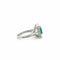 Bague 48 Bague vintage en or blanc 18 carats, émeraude et diamants 58 Facettes 1.0001674/1