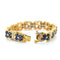 Bracelet Bracelet en or jaune 22 carats serti de saphirs et diamants 58 Facettes 1.0002546/1