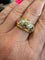 Bague 58 Bague en or jaune 18 carats et diamants taille brillant 58 Facettes 469/18