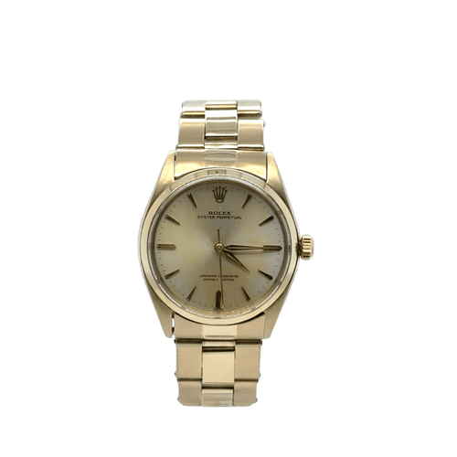 Montre Rolex Oyster Perpetual vintage - Montre en or jaune 14 carats 58 Facettes 1.0002999/1