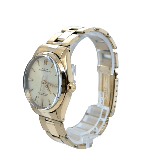 Montre Rolex Oyster Perpetual vintage - Montre en or jaune 14 carats 58 Facettes 1.0002999/1
