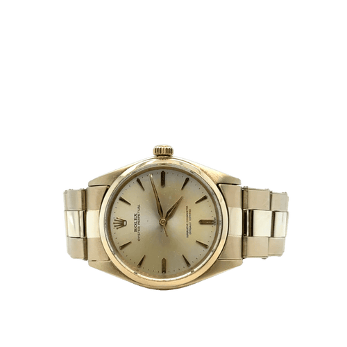 Montre Rolex Oyster Perpetual vintage - Montre en or jaune 14 carats 58 Facettes 1.0002999/1