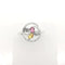 Bague 53 Bague en or blanc 18 carats avec pierres précieuses et diamants 58 Facettes