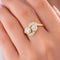 Bague 54 Bague Toi et Moi en or jaune 18 ct avec diamants 58 Facettes AN533 - P17 (00019)