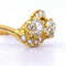 Bague 54 Bague Toi et Moi en or jaune 18 ct avec diamants 58 Facettes AN533 - P17 (00019)