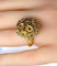 Bague 53 Bague multifleurs en or jaune 18 carats, saphirs, rubis et diamant 58 Facettes AB671