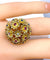 Bague 53 Bague multifleurs en or jaune 18 carats, saphirs, rubis et diamant 58 Facettes AB671