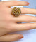 Bague 53 Bague multifleurs en or jaune 18 carats, saphirs, rubis et diamant 58 Facettes AB671