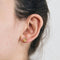 Boucles d'oreilles Puces d’oreilles - Émeraudes en or jaune 18 ct 58 Facettes