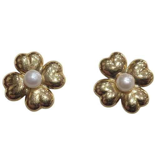 Boucles d'oreilles Boucles d’oreilles - Perles en or jaune 18k 58 Facettes T75