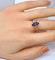 Bague 51 Mauboussin - Bague en or jaune 18 carats, saphirs et diamants 58 Facettes AB670