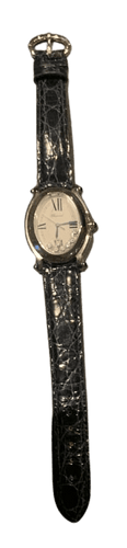 Montre Chopard Happy Diamonds - Montre en or gris à quartz 58 Facettes Montre Chopard