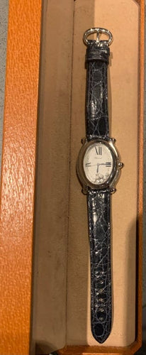 Montre Chopard Happy Diamonds - Montre en or gris à quartz 58 Facettes Montre Chopard