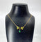 Collier Collier pendentif en or jaune 18 carats et émeraudes 58 Facettes AB675