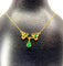 Collier Collier pendentif en or jaune 18 carats et émeraudes 58 Facettes AB675
