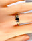 Bague 53 Bague jonc en or jaune 18 carats avec saphir, diamants et émail 58 Facettes AB676