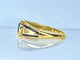 Bague 53 Bague jonc en or jaune 18 carats avec saphir, diamants et émail 58 Facettes AB676