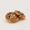 Boucles d'oreilles Chanel Coco - Boucles d’oreilles clip rondes en métal plaqué or rose 58 Facettes 2884