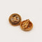 Boucles d'oreilles Chanel Coco - Boucles d’oreilles clip rondes en métal plaqué or rose 58 Facettes 2884