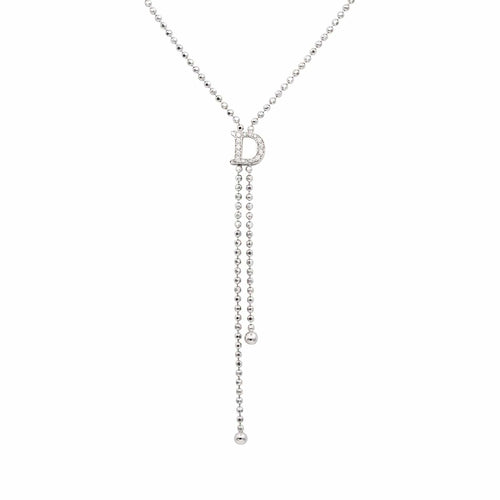 Collier Collier Or blanc Diamant 58 Facettes 4673469RV