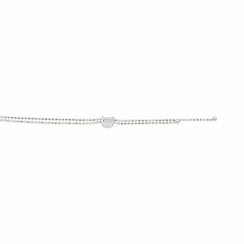 Collier Collier Or blanc Diamant 58 Facettes 4673469RV