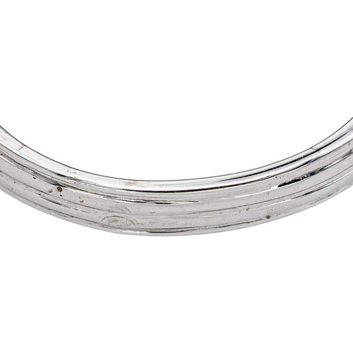 Bague 56 Bague Pompadour Or blanc, Platine Emeraude, Diamant 58 Facettes 4781305RV